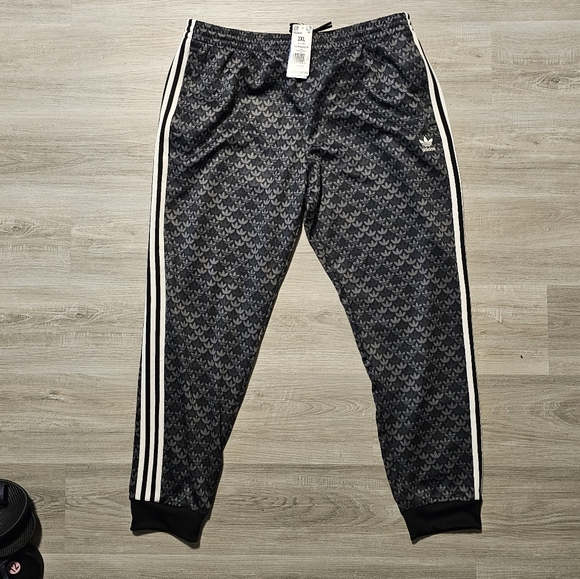 ADIDAS Originals SSTR MONO TP PANTS BLACK Men's 2XL NWT - Picture 1 of 10